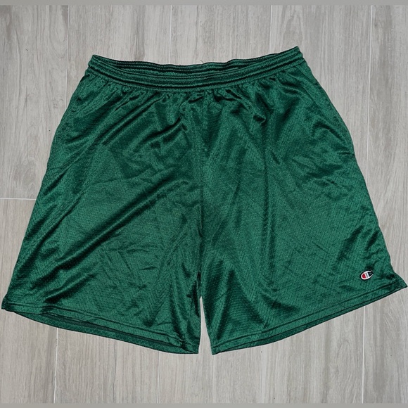Green Champion Mesh Shorts - Picture 1 of 3